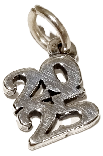 2025 year sterling silver charm .925 x 1 Years Graduation Birthday charms