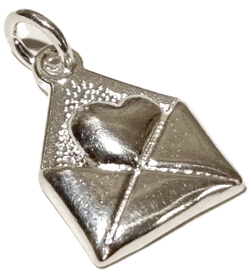 Love letter sterling silver charm .925 x 1 Loving Letters charms A1