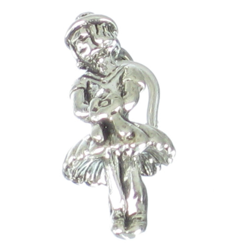 Flower Girl sterling silver charm .925 x 1 Wedding Girls charms
