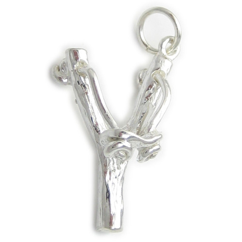 Catapult sterling silver charm .925 Catapults weapons charms