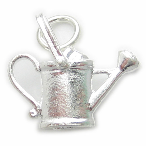Watering Can sterling silver charm .925 x 1 Gardening Charms
