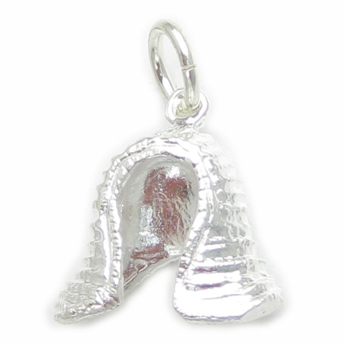 Judges Wig sterling silver charm .925 x 1 Judge Wigs Law court charms