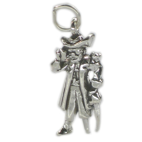 Pirate sterling silver charm .925 x 1 Pirates charms