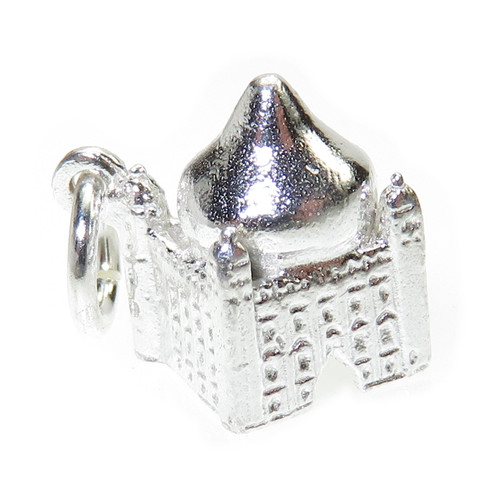 Mosque sterling silver charm .925 x 1 Mosques Holy Places Worship charms