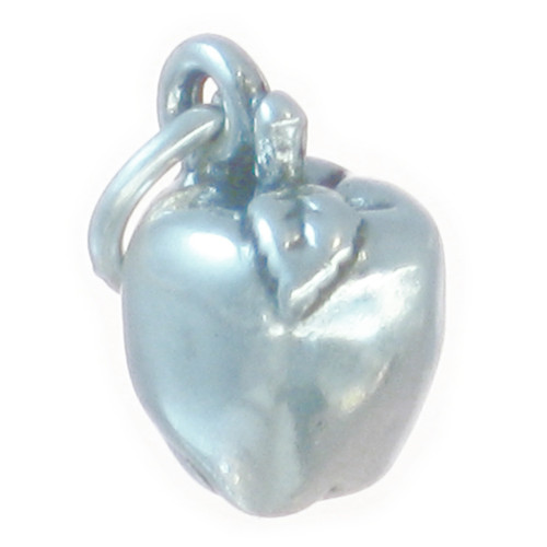 Apple sterling silver charm .925 x 1 Fruit Apples charms