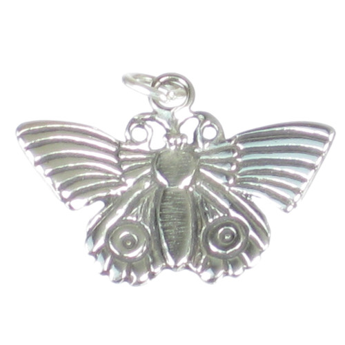 Butterfly sterling silver charm pendant .925 Butterflys Butterflies