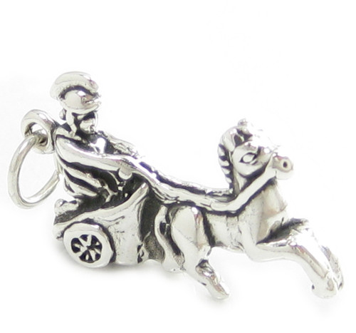 Chariot sterling silver charm .925 Chariots charms