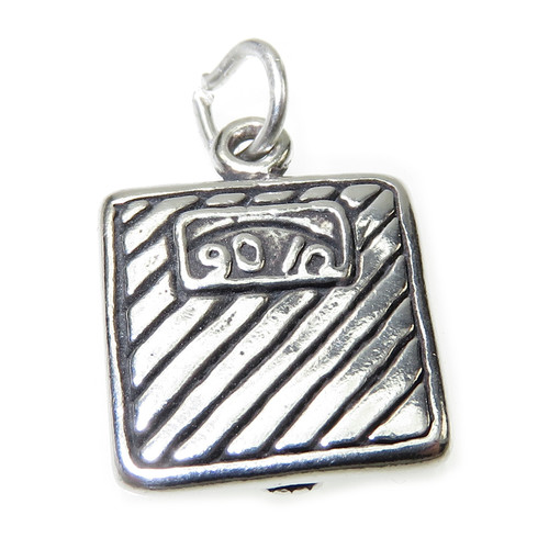 Bathroom Scales sterling silver charm .925 x 1 Weighing charms