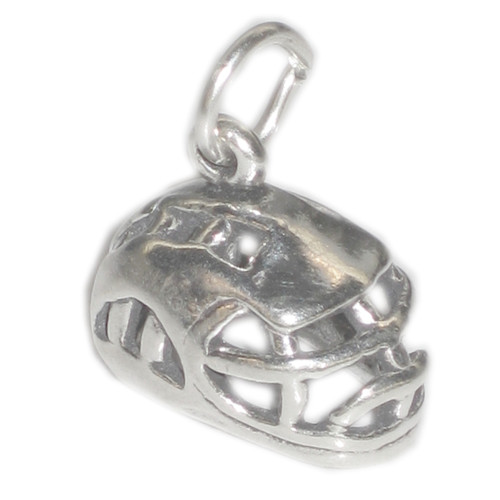 Lacrosse helmet sterling silver charm .925 x 1 Lacross charms