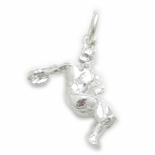 Discus Thrower sterling silver charm .925 x 1 Athletics charms