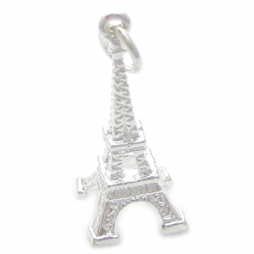 Eiffel Tower sterling silver charm .925 x 1 France French Landmark