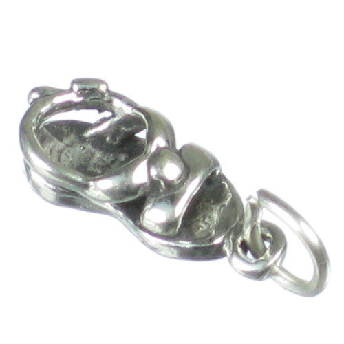 Sandal sterling silver charm .925 x 1 Shoes Sandals Footwear charms