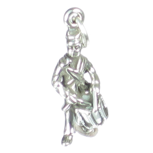 Confederate Soldier sterling silver charm .925 x 1 US Soldiers charms