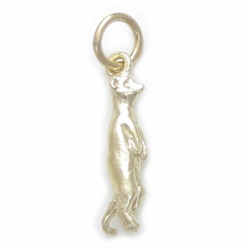 Meerkat 9ct yellow gold charm .375 x1 Meerkats Meer Kat Meercat charms