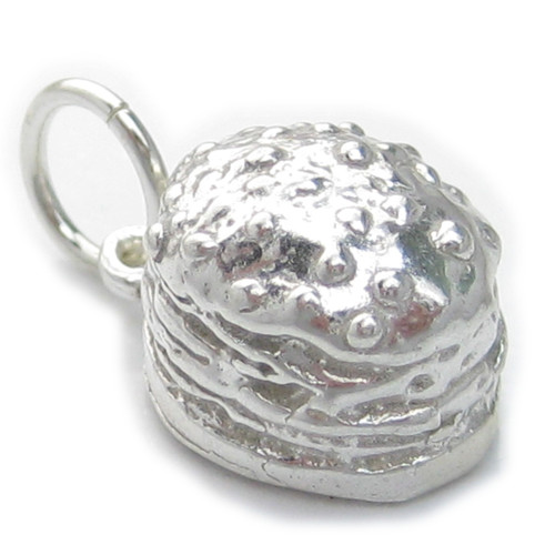 Hamburger sterling silver charm .925 x 1 Beef Burger Burgers charms