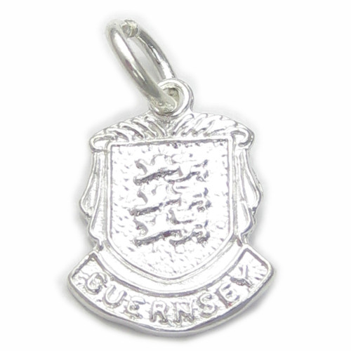 Guernsey sterling silver charm .925 x 1 Travel Country Holiday charms