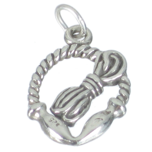 Skipping Rope Jump sterling silver charm .925 x 1 Skip Jumping charms