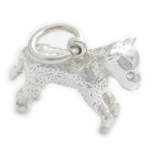Lamb sterling silver charm .925 x 1 Lambs Lambing sheep charms