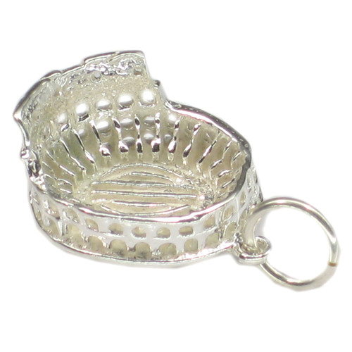 Colosseum Rome sterling silver charm .925 Roman Landmark Charms
