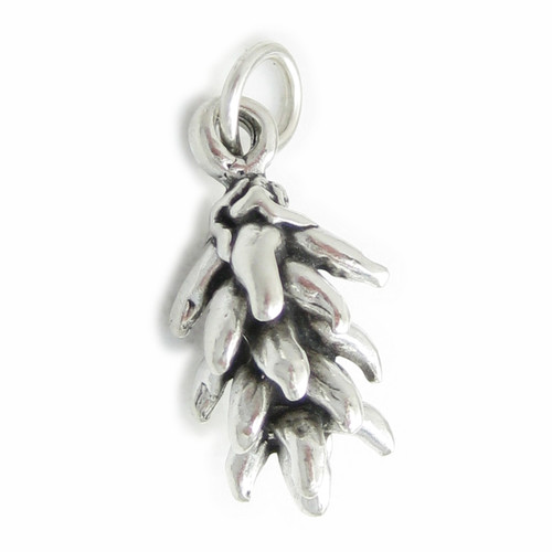 Chile Ristra sterling silver charm .925 Chiles Chili Chilee charms