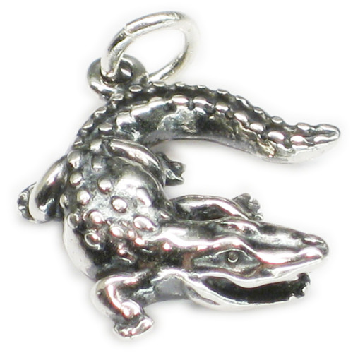 Crocodile Alligator sterling silver charm .925 x 1 Crocs - Gator charms