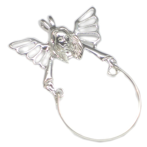 Charm Holder sterling silver charm pendant .925 Charms Holders