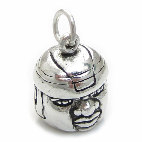 Maya Mayan Icon sterling silver charm pendant .925 Mayans charms A5