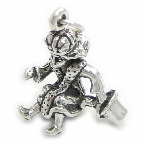 King in his Counting House sterling silver charm .925 x1 Nursery Rhymes