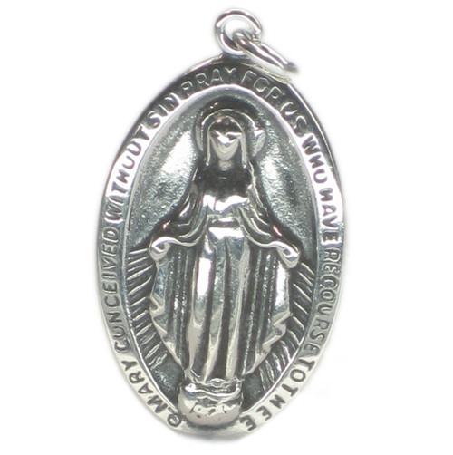 Mary Holy sterling silver pendant .925 x 1 Moly Mother pendants
