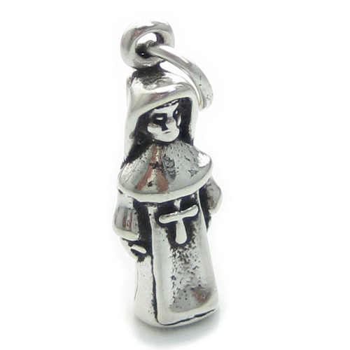 Nun sterling silver charm .925 Religious and Nuns charms