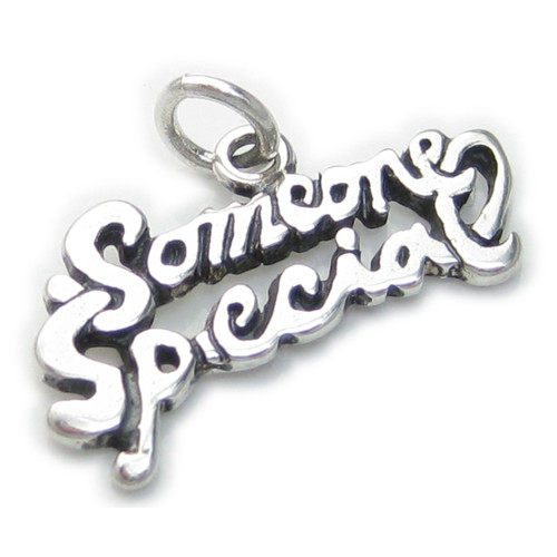 Someone Special sterling silver charm .925 x1 Achievement Caring charms