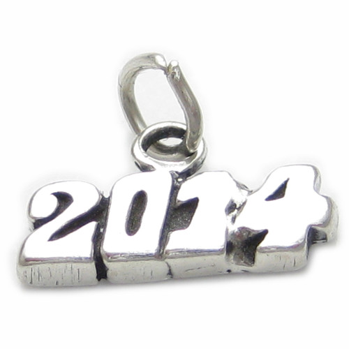 2014 sterling silver charm .925 Winter s Year charms