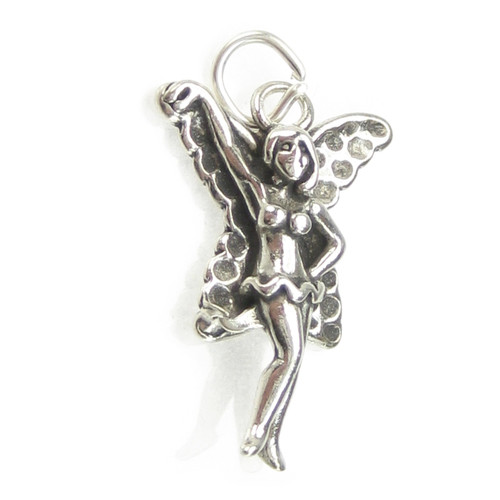 Fairy sterling silver charm .925 Fairies and Fantasy charms