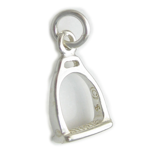 Stirrup sterling silver charm .925 x 1 Stirrup Horses stirrups charms