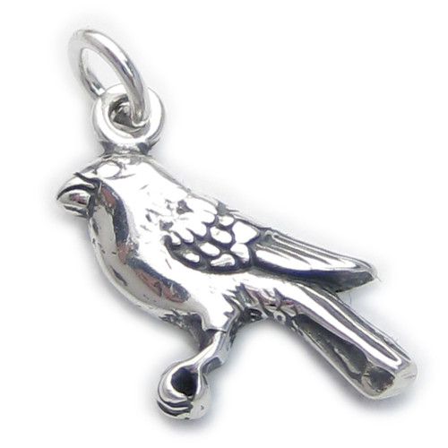 Chaffinch bird sterling silver charm .925 x 1 Chaffinches Birds charms