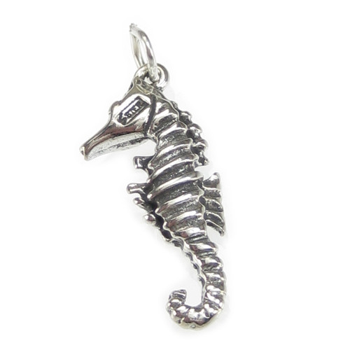 Seahorse sterling silver charm .925 x 1 Seahorses charms