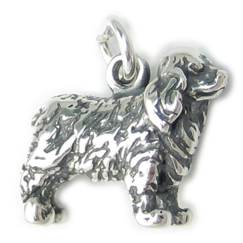 Cocker Spaniel dog sterling silver charm .925 x 1 Dogs charms