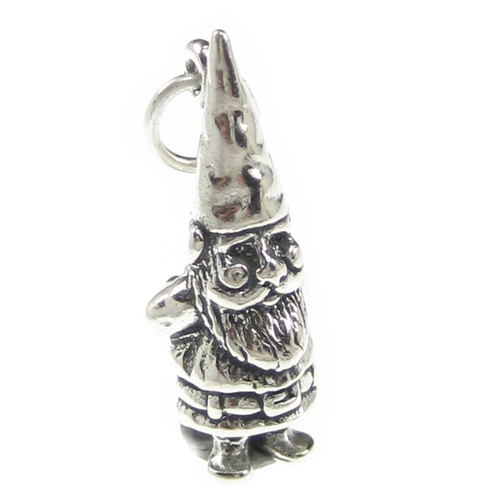 Gnome sterling silver charm .925 x 1 Nomes and Gnomes charms