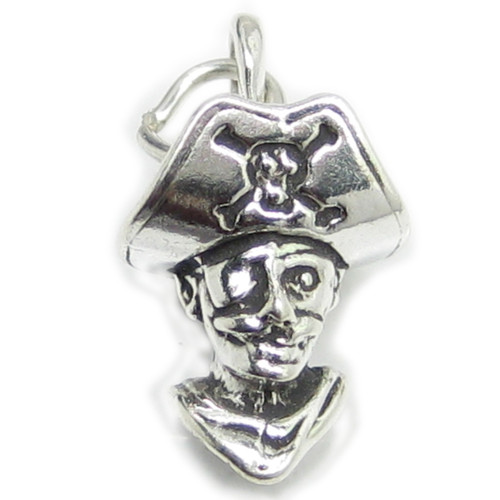 Pirate sterling silver charm .925 Pirates charms A1