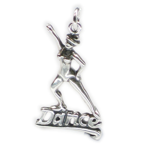 Dance sterling silver charm pendant .925 x 1 Dancing charms