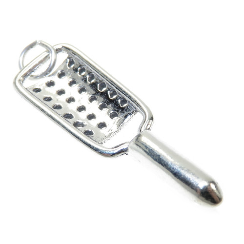Cheese Grater sterling silver charm .925 x 1 Cheeses Grating charms