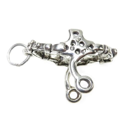 Bridle for Horses sterling silver charm .925 x 1 Horse Bridles charms A1