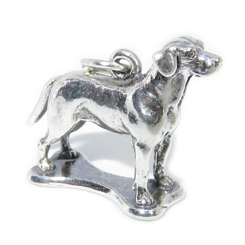 Labrador sterling silver charm .925 x 1 Labradors dogs charms