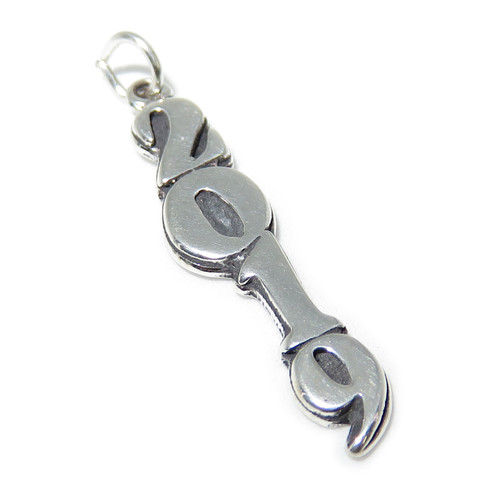 2019 Year sterling silver charm .925 Years and Birthday charms
