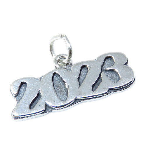 2023 year sterling silver charm .925 x 1 Years Anniversary Graduate