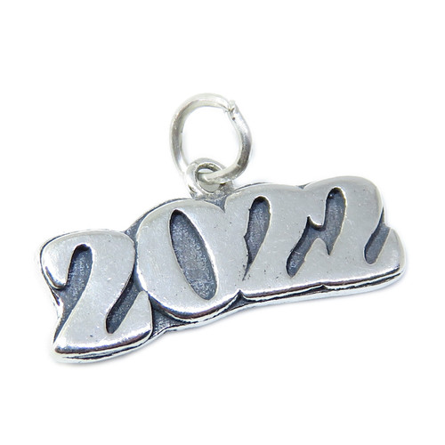 2022 year sterling silver charm .925 x 1 Years Anniversary Graduate
