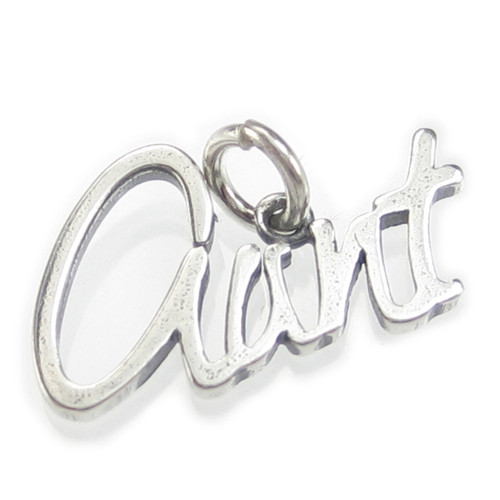 Aunt sterling silver charm .925 Aunts and Family charms