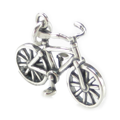 Bicycle sterling silver charm .925 x 1 Riding Bikes & Biking charms
