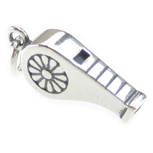 Whistle NON WORKING sterling silver charm .925 Whistles charms