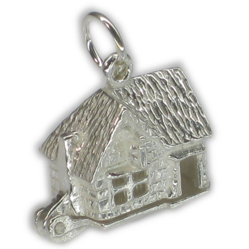 Village Pub opening sterling silver charm .925 Pubs Tavern charms